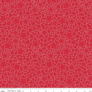 Sweet Freedom Stars Red C14414-Red