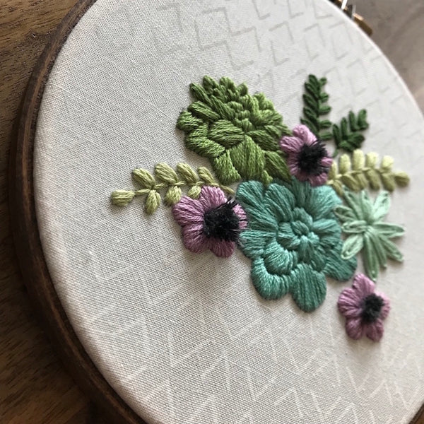 succulent embroidery design Succulent Downloadable PDF Embroidery Pattern – Lynny Lou Crafts