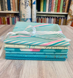 Ruby Star, Teal, Half Yard Bundler