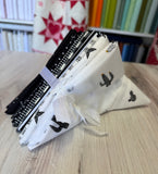 White and black Fat Quarter Bundle