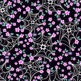 Ghostly Garden by KP Creates Web and Bloom Black SKU: A-10198-K