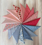 Lynny Lou, Beachy Stars and Stripes, Mega Fat Quarter Bundle p12