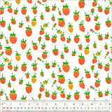 Strawberries 37024D-3 White by Heather Ross