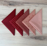 Lynny Lou, A Little Berry Red, Fat Quarter Bundle