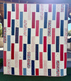 4th of July Stripes Quilt Kit WITH BACK