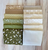 Green (Girl) Mix, Half Yard Bundle