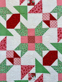 Christmas Cosmo Candy Quilt kit with back