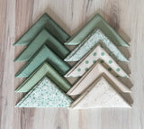 Sage Green Mix, Fat Quarter Bundle