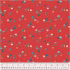 Posies Clover & Dot, Posies, Red, Cotton 53865-7