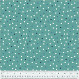 Polka Dot Clover & Dot, Polka Dot, Soft Teal, Cotton 53867-3