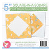 5" Square In Square Fndn Paper ISE 795 Its Sew Emma