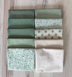 Sage Green mix, Half Yard Mega Bundle