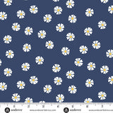 Oh Say Can You Sew by Amy Latta Dancing Daisies Navy  A-10002-B