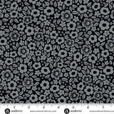 Ghostly Garden by KP Creates Floral Fright Black A-10197-K by Andover