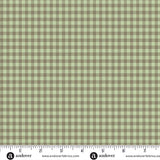 Quiltessential Minis by Laundry Basket Quilts Mini Gingham Seagrass  A-10456-G
