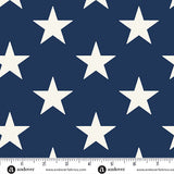 Americana 108s by Andover Fabrics Large Star Blue AW-10190-B