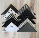 White and black Fat Quarter Bundle