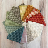 Laundry Basket Quilts, Quilt Essentials Gingham, Half Yard Bundle