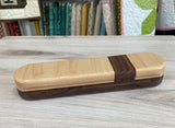 White Walnut Wood Rectangle Clapper