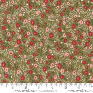 Berry And Pine Sage 5241 12 Moda Small Floral