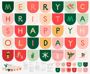 Tiny Christmas Panel Snow 37138 11 Moda