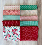 Riley Blake, Lori Holt, Berry and Sage, Half Yard Bundle
