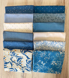 Blue Mix, Half Yard Bundle