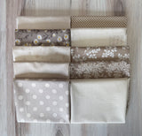 Beige and Taupe, Half yard Bundle