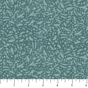 Thicket and Bramble Petals Teal 90750-62 by Figo