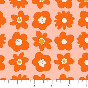 Blooms Orange from Joyful June by FIGO 91116-56