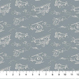 Soaring Dreams Planes Teal 91241-62 by Figo