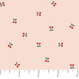 Cherry Orchard Rose Small Ditsy Cherries 91317-21 by Figo Fabrics