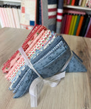 Lynny Lou, Beachy Stars and Stripes, Mega Fat Quarter Bundle p12