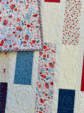 4th of July Stripes Quilt Kit WITH BACK