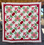 Christmas Cosmo Candy Quilt kit with back