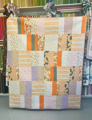Tangerine Bright Side Quilt Kit