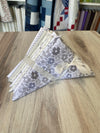 White with grey Fat Quarter Bundle