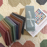 Floral Snowball Quilt Kit