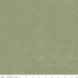National Parks Topographic Green C13293-Green