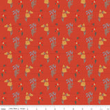 Farmhouse Summer Wildflowers Red  C13631-Red