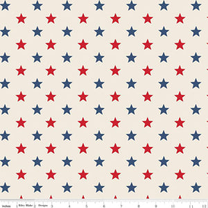 Monthly Placemats 2 July Stars Cream