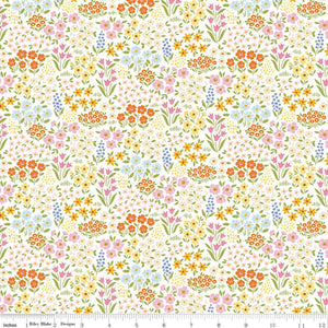 Little Darlin' Floral Fields  Cream C16971-Cream