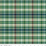 Plaid Venture Club Fisher Green C17045-Green by Riley Blake