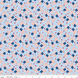 Firecracker Flags Frost C17203-Frost by Riley Blake