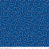 Firecracker Stripes Blue  C17204-Blue by Riley Blake