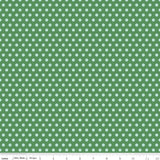 Serendipity 2 Dots Green C17307-Green by Riley Blake