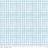 Firework Fields Gingham Light Blue C17583-LTBLUE by Riley Blake