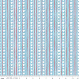Firework Fields Stars and Stripes Blue C17584-BLUE by Riley Blake