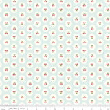 Cotton Nook Cherries Bleached Denim SKU C17973-BLEACHEDDENIM by Riley Blake