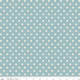 Cath Kidston® Signature Collection Button Spot Blue C18374-BLUE